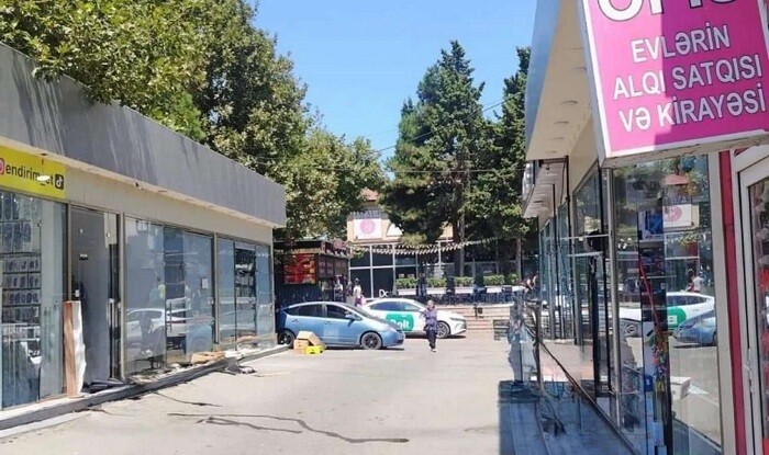 "Əhmədli"də küçə satıcıları yığışdırıldı - Video