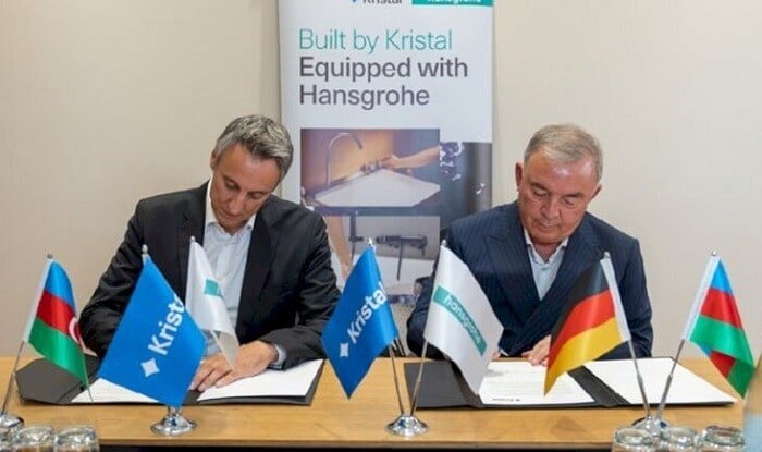 "Kristal" və "Hansgrohe" arasında memorandum imzalandı