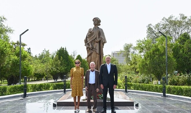 Aliyev attends unveiling of Ajami Nakhchivani monument