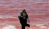 Lake Urmia turns red as salinity levels rise