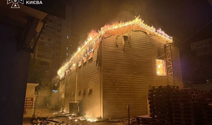 Kiyevə ballistik raketlərlə zərbələr endirildi: ölənlər var - Foto