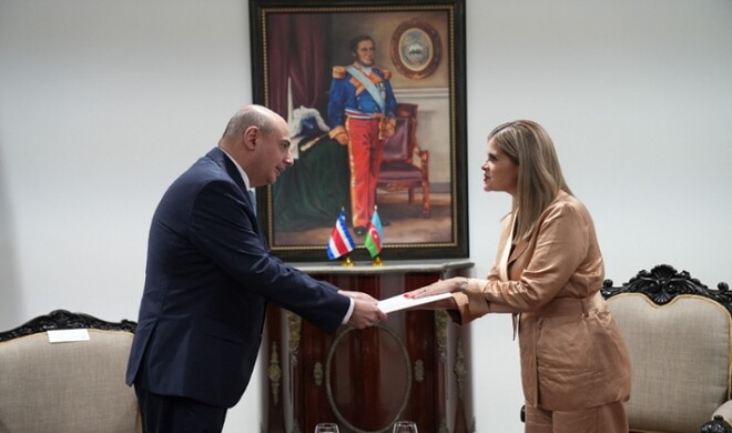 Azerbaijani envoy presents credentials in Costa Rica