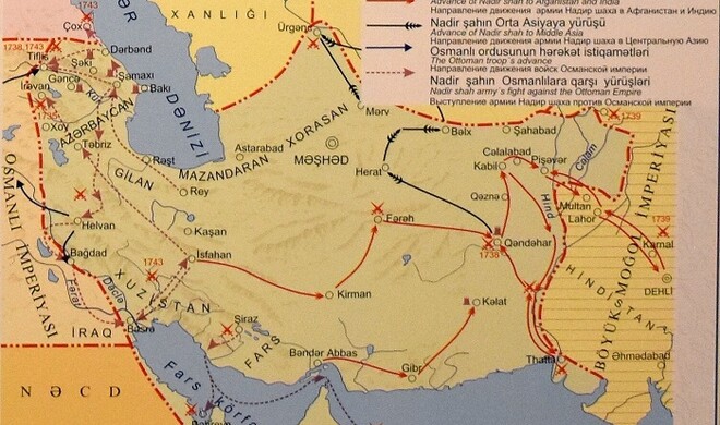 Azərbaycan tarixinin ən böyük imperiyası - Xəritə
