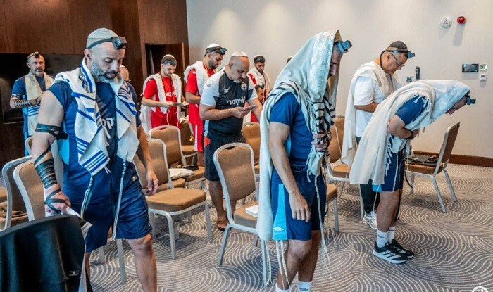 “Hapoel”in Bakıda keçirdiyi dini ayin - Foto