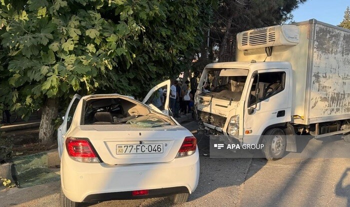 Şirvanda iki avtomobili toqquşdu: ölü və yaralı var - Fotoo