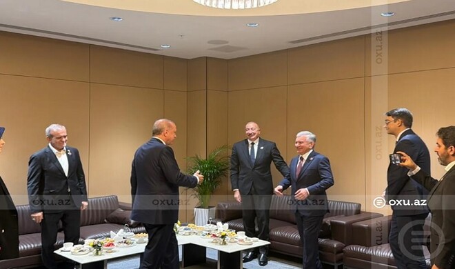 Aliyev, Erdogan, Mirziyoyev and Pezeshkian meet in Bishkek