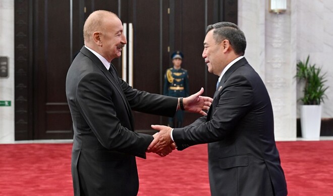 İlham Əliyev "ŞƏT plyus" formatında görüşdə çıxış etdi - Foto