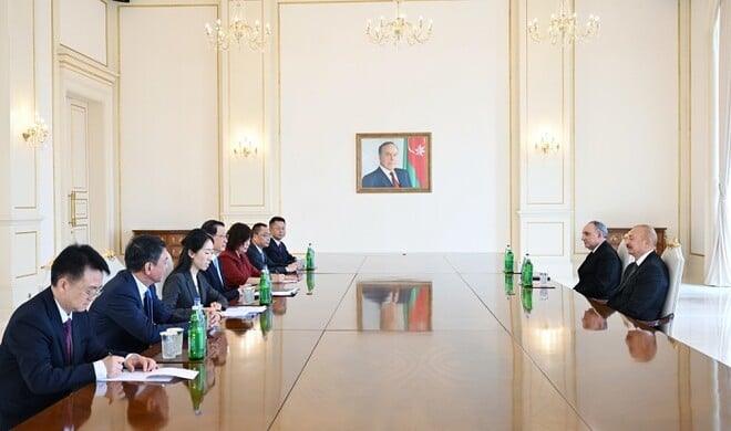 Ilham Aliyev receives China’s Prosecutor General -