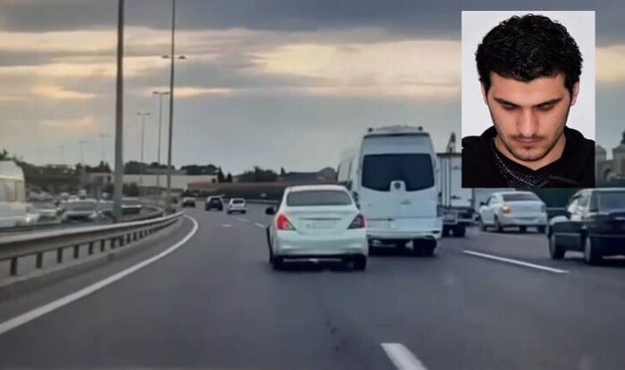 “Nissan”la avtoşluq etdi, həbs olundu - Video