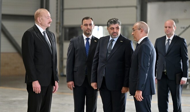 Aliyev attends opening of Fabriora Group facility -