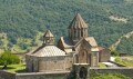 International travelers visit Ganjasar Monastery