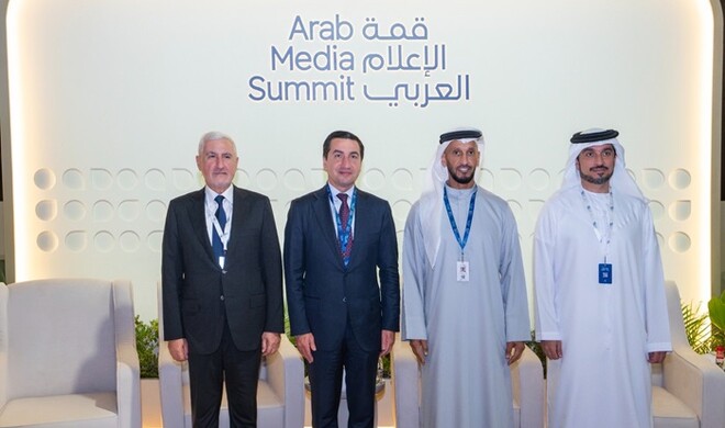 Hikmet Hajiyev attends Arab Media Forum - Photo