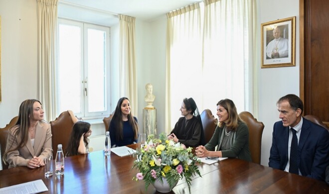 Leyla Aliyeva meets Vatican governorate president