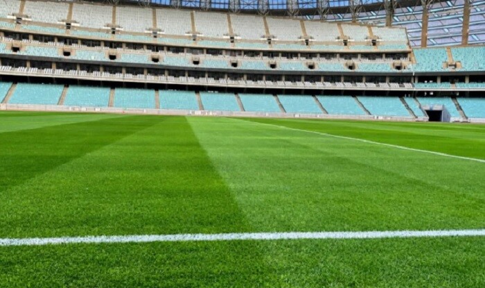 Bakı Olimpiya Stadionu tarixi oyun üçün hazırdır - Foto