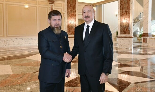 Aliyev received Chechen leader Ramzan Kadyrov -