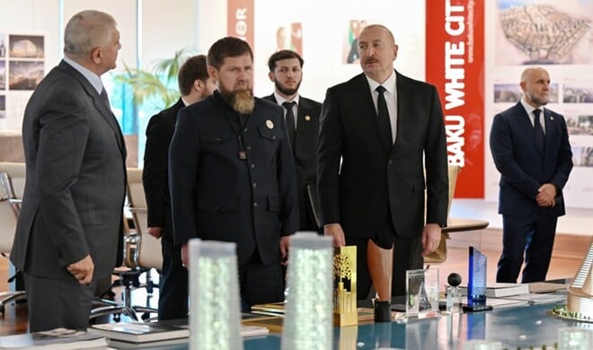 Aliyev and Kadyrov visit Baku White City -