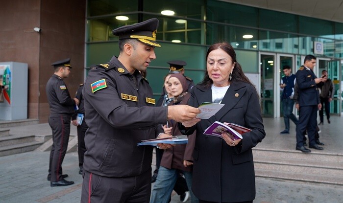 Yanğın təhlükəsizliyi mövzusunda kütləvi aksiya keçirildi