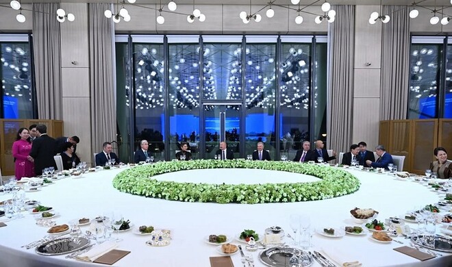 Aliyev hosts dinner honoring CICA summit participants