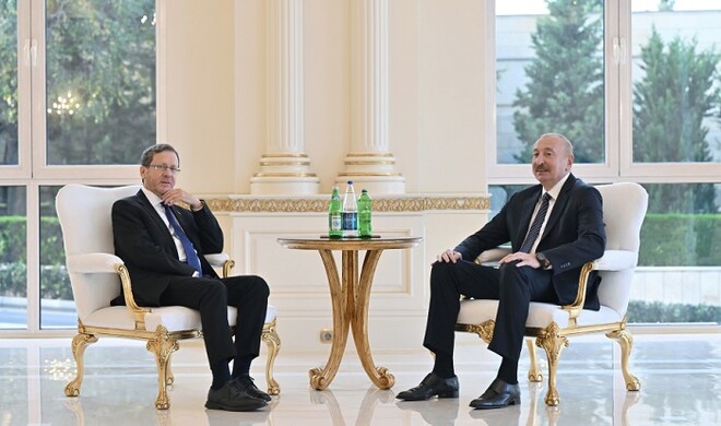 President Ilham Aliyev met with President of Israel