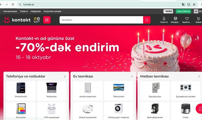“Kontakt”dan ad günü sürprizi: kontakt.az-da yenilik var!