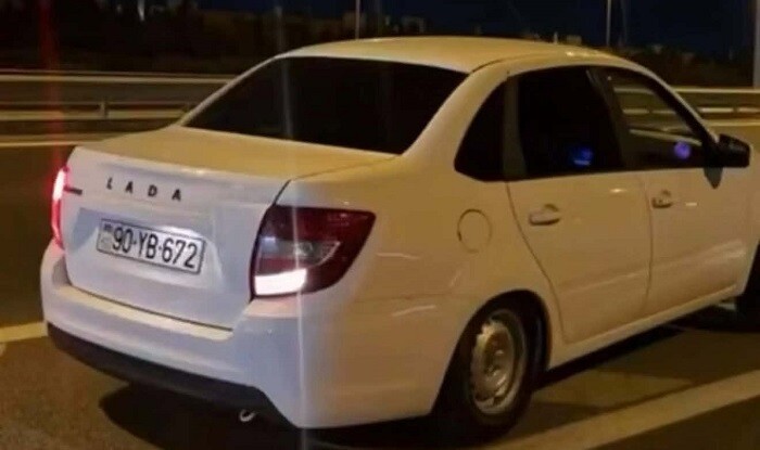 "Lada" ilə yolda təhlükəli manevrlər etdi – Anbaan video