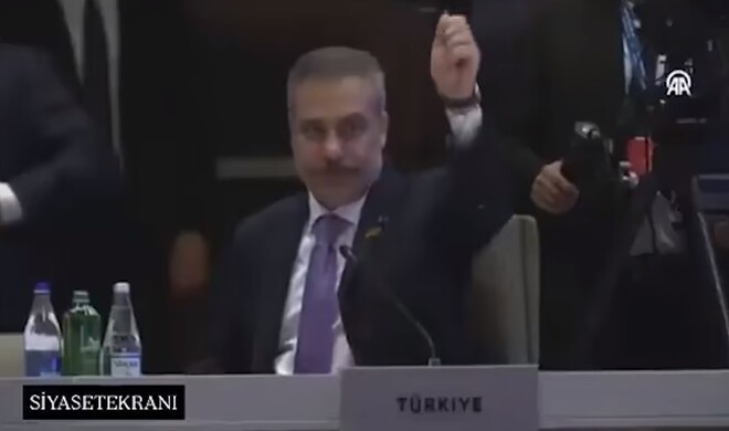Fidanın Bakıdakı bu əl hərəkəti Türkiyəni qarışdırdı - Video