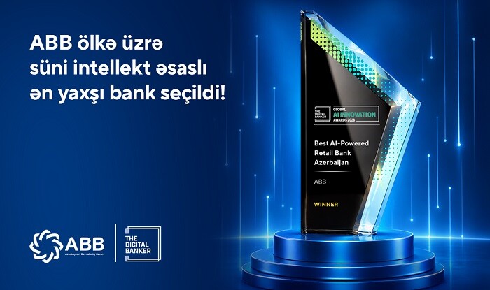 ABB Azərbaycanın ən yaxşı süni intellekt əsaslı bankı seçildi