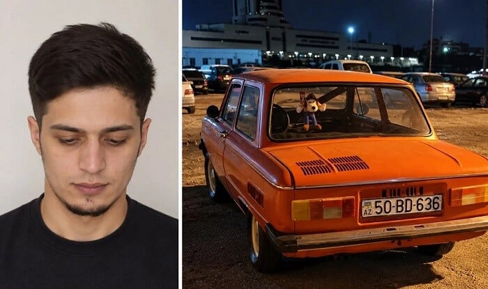 "Zaporojets"lə avtoşluq etdi, həbs olundu - Foto
