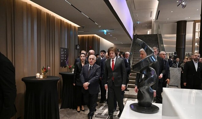 Asadov, Kobakhidze open five-star hotel in Tbilisi