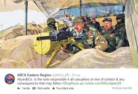 Ermənilər “Stop Əliyev” deyirlər – Foto