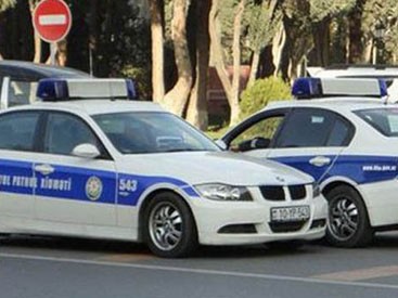 Bakıda sürücü polisin üstündən keçdi