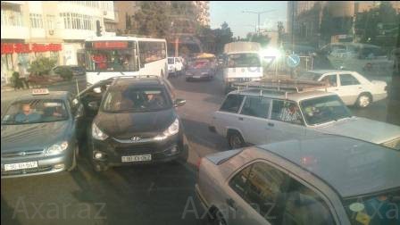 Bakı-Sumqayıt yolunda azman tıxac – Foto