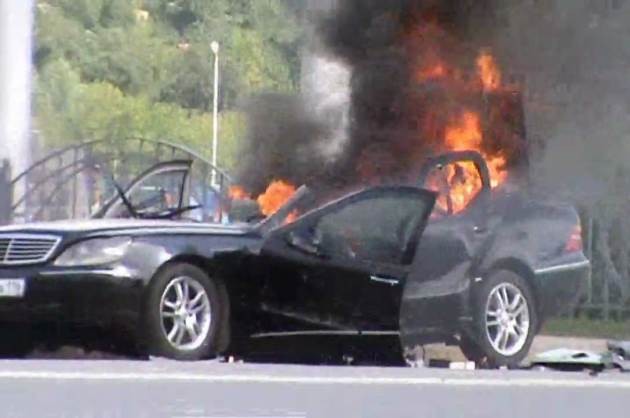 Rusiya Müftilər Şurasının üzvünün maşını partladıldı