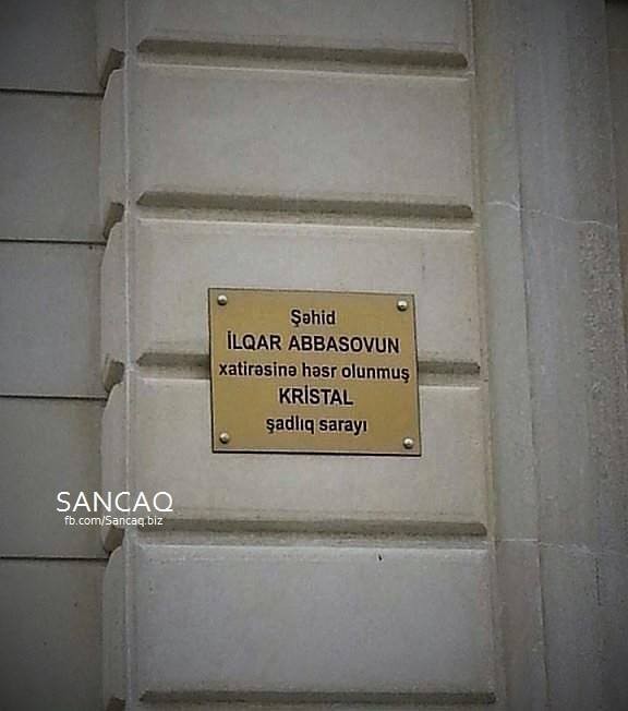 Şəhidin adına “həsr edilən” şadlıq sarayı? - Foto