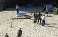 Çimərlikdə top mərmisi partladı