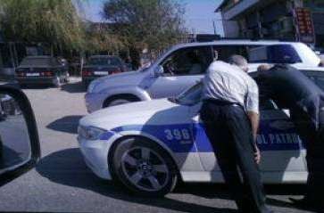 Bakıda polis rəisi döyüldü