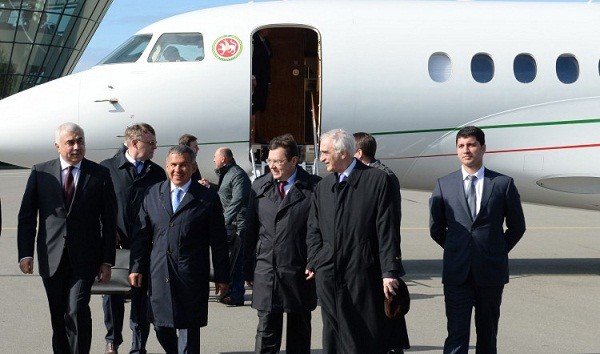 Tatarıstan prezidenti Bakıya gəldi
