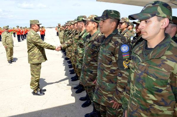 Sülhməramlılarımız Əfqanıstana getdi - Video