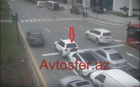 Bakıda gülməli qəzadan – Video