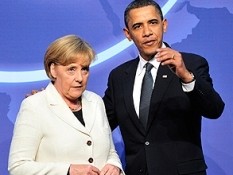 Merkel və Obama arasında görüş: ölümcül silahlar gəlir