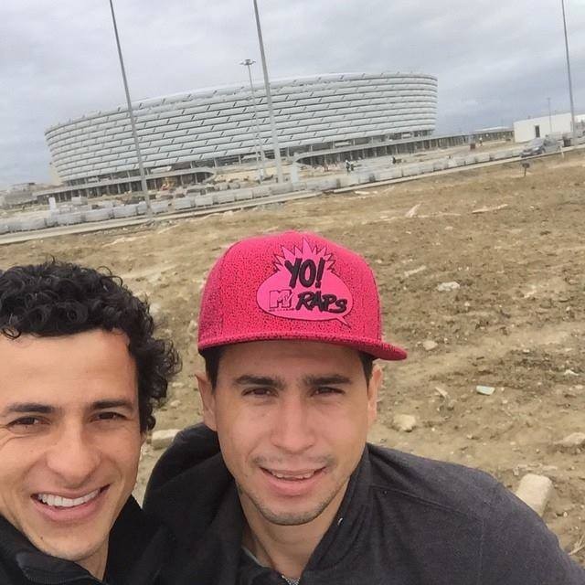 “Qarabağ”lılar olimpiya stadionunda - Foto