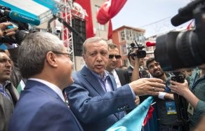 Ərdoğan ona görə mitinqi yarımçıq tərk etdi və... - Foto