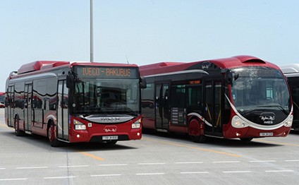 Bu avtobuslarda gediş haqqı 1 manat oldu