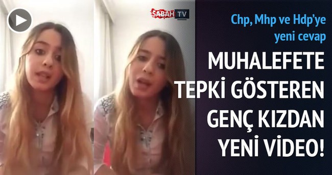 AKP-çi qızın yeni görüntüsü yayıldı - Video