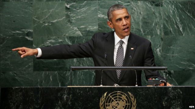 Obama: “Uşaqların üstünə bomba atan zalım…”