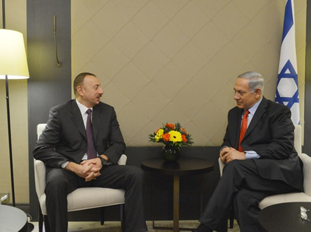 İlham Əliyev Netanyahu ilə görüşdü