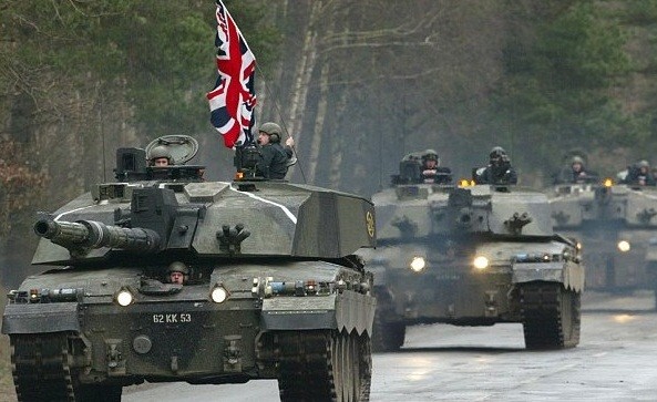 Britaniya ordusu bu ölkəyə girir