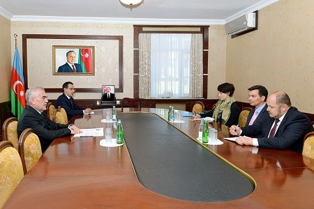 Vasif Talıbov Larsenlə görüşdü - Foto