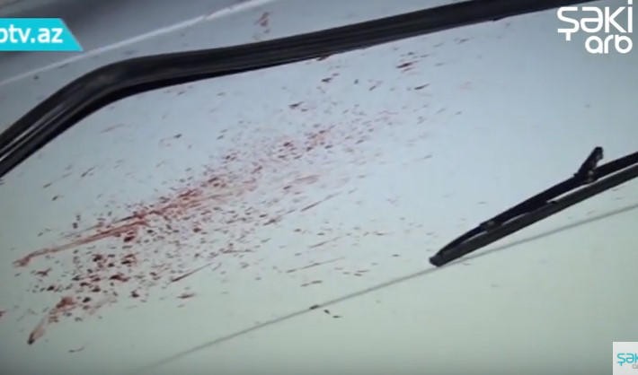 Qəbələdə ağır qəza: Piyada öldü - Foto