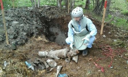 Tərtərdə Qrad qalıqları aşkar edildi - Foto